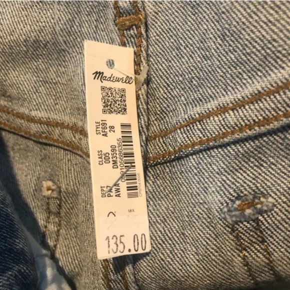 Madewell | Jeans | Madewell Nwt The 